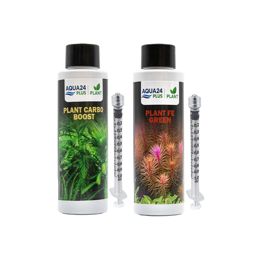 AQUA24 PLUS Zestaw Nawozów do Akwarium Carbo Żelazo 2x100 ml